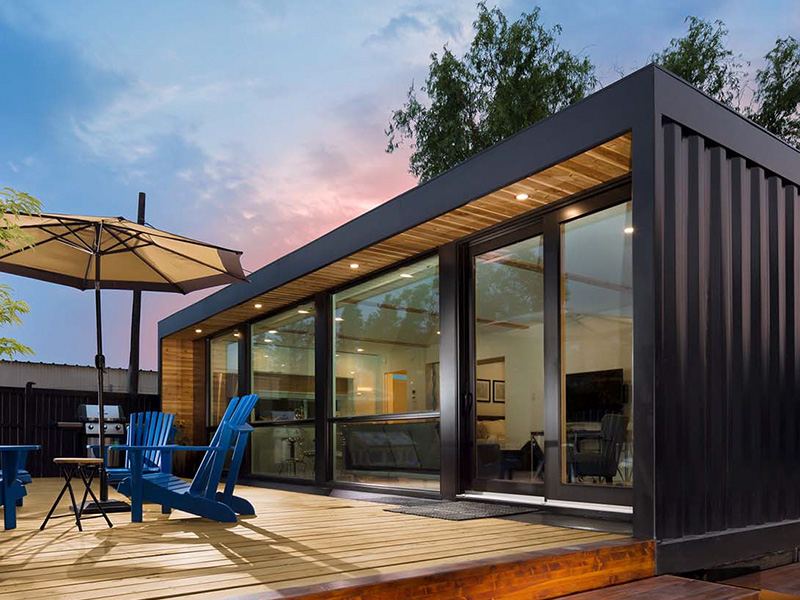 Modified Shipping Container House